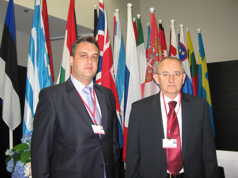 Members of the Delegation of BiH PA in the NATO Parliamentary Assembly, Božo Ljubić and Asim Sarajlić participate in the Spring Session of the NATO PA in Tallinn